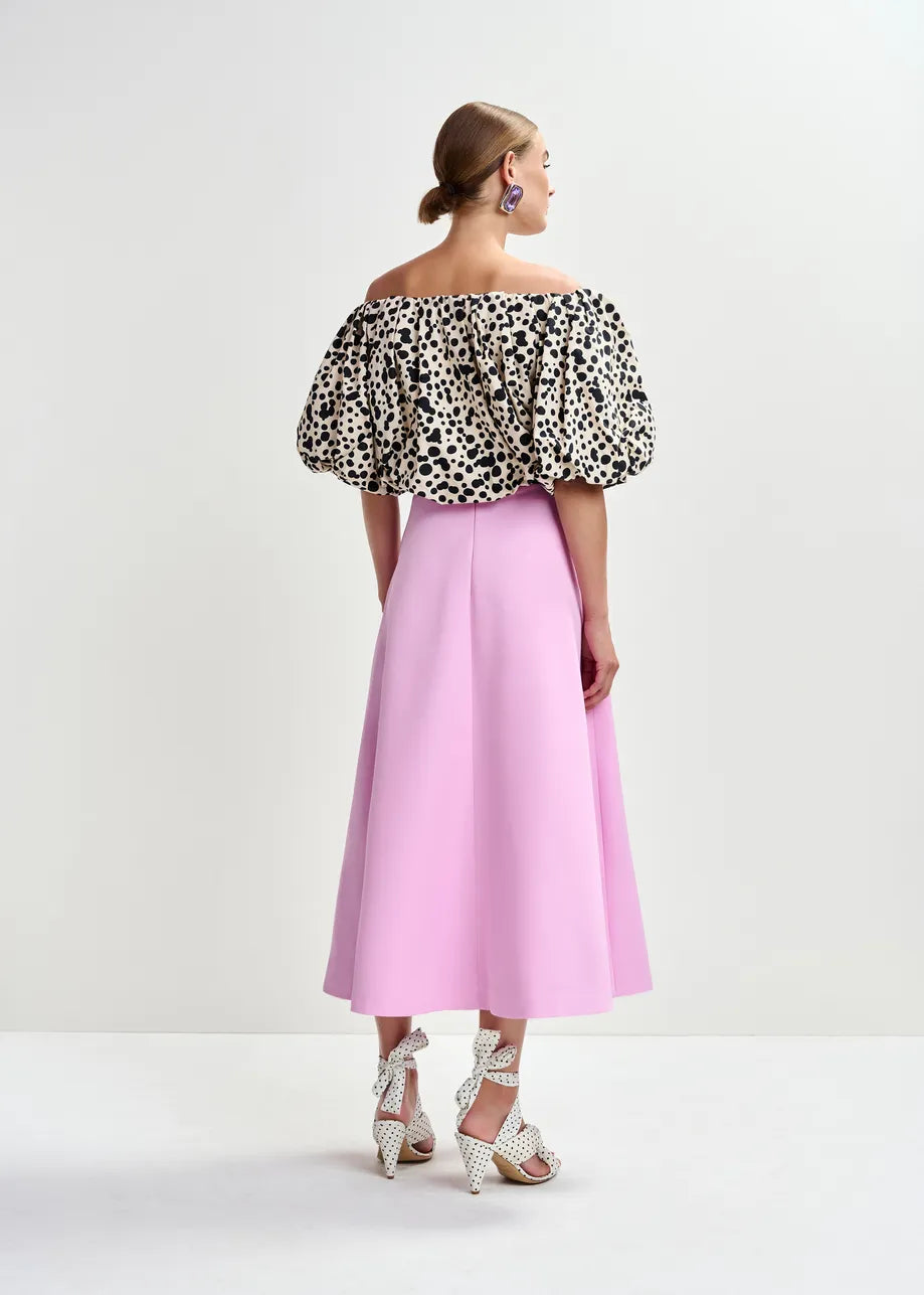 
                  
                    Julio Pink A-Line Skirt
                  
                