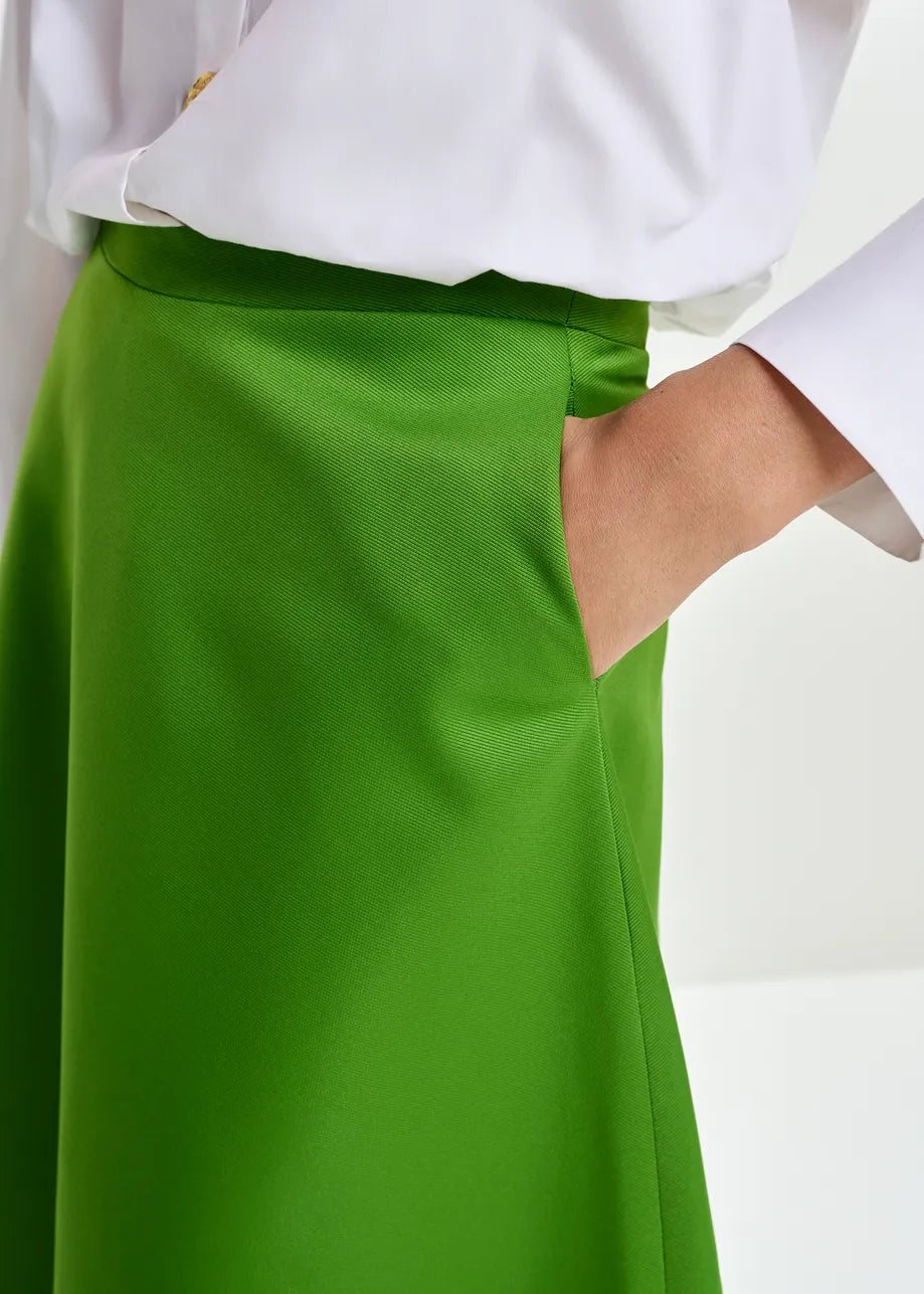 
                  
                    Julio Green A-Line Skirt
                  
                
