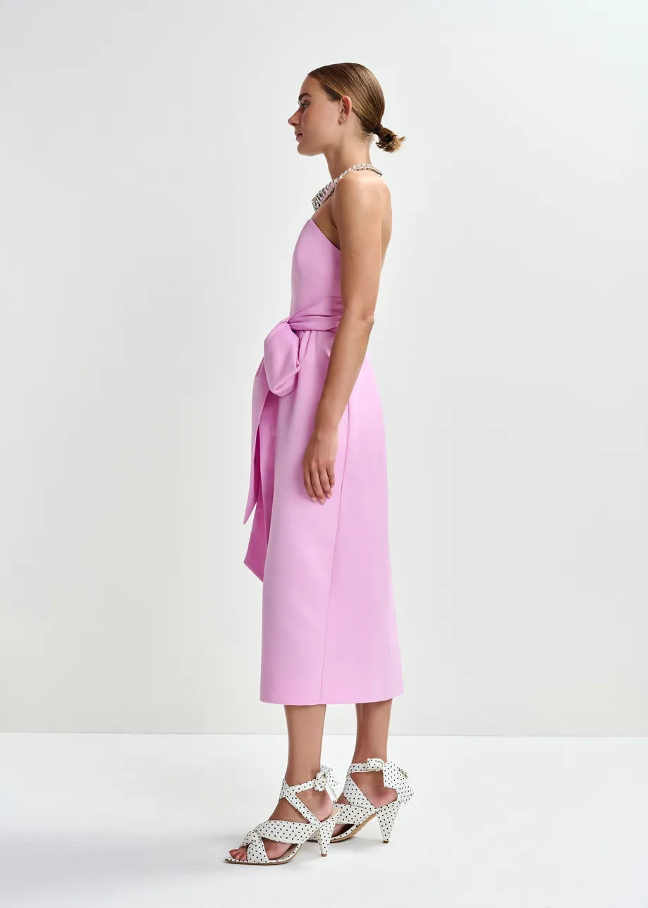 
                  
                    Juror Pink Strapless Midi Dress
                  
                