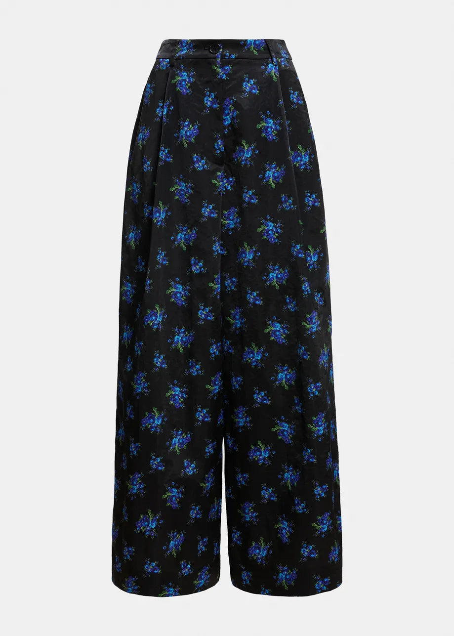 
                  
                    Karmen Wide Leg Pant Black Floral Combo
                  
                