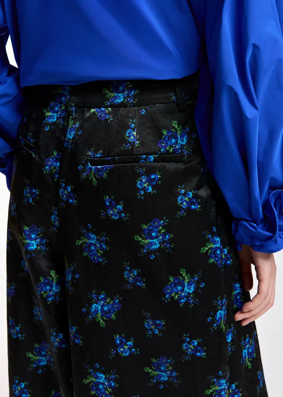 
                  
                    Karmen Wide Leg Pant Black Floral Combo
                  
                
