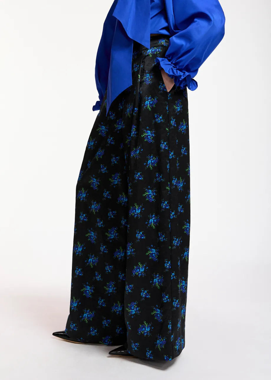 
                  
                    Karmen Wide Leg Pant Black Floral Combo
                  
                