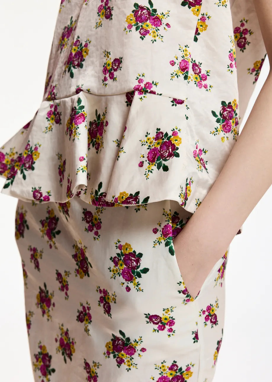 
                  
                    Klara Short Frill Top White Floral Combo
                  
                