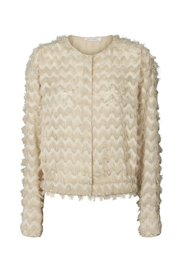 
                  
                    September Feathery Shirt Jacket Oyster
                  
                