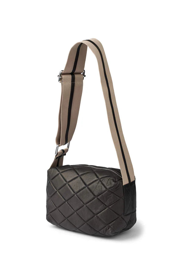 Sigi Quilted Leather Bag Black