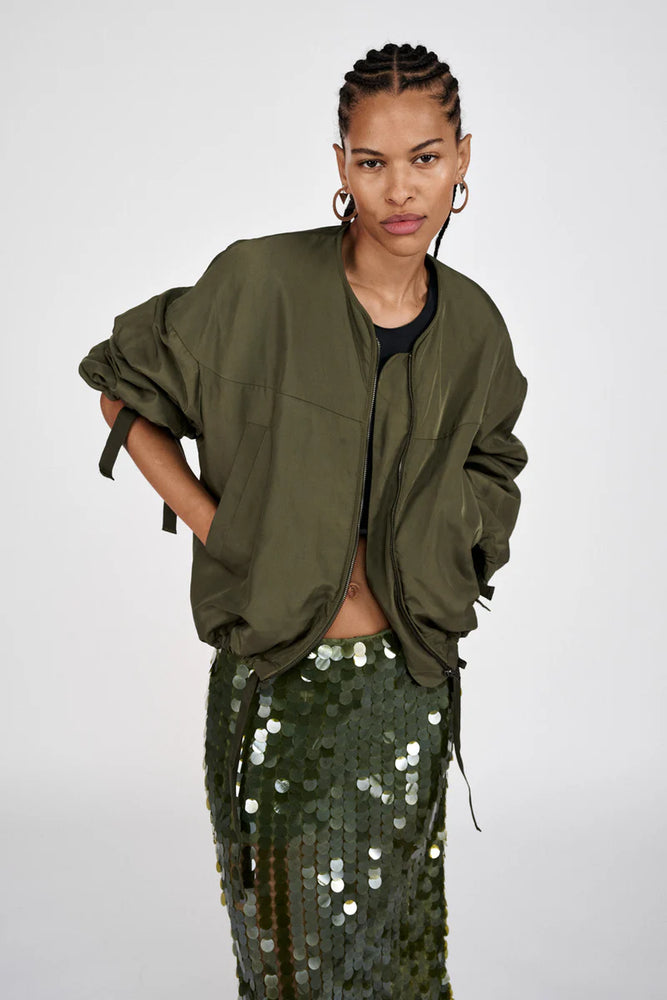 
                  
                    Glod Army Green Jacket
                  
                