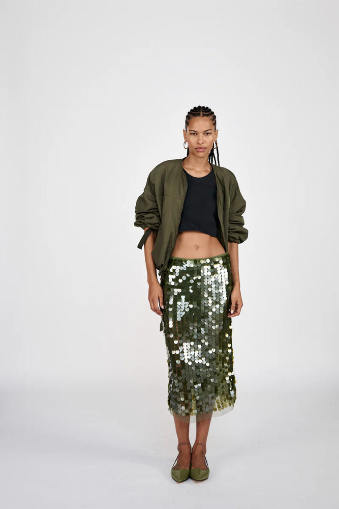 
                  
                    Glod Army Green Jacket
                  
                
