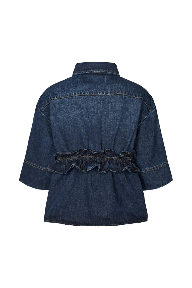 
                  
                    Paige Dark Washed Indigo Denim Shirt
                  
                