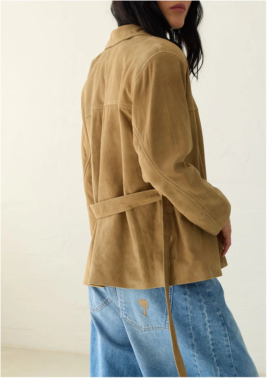 
                  
                    Cyia Suede Jacket
                  
                