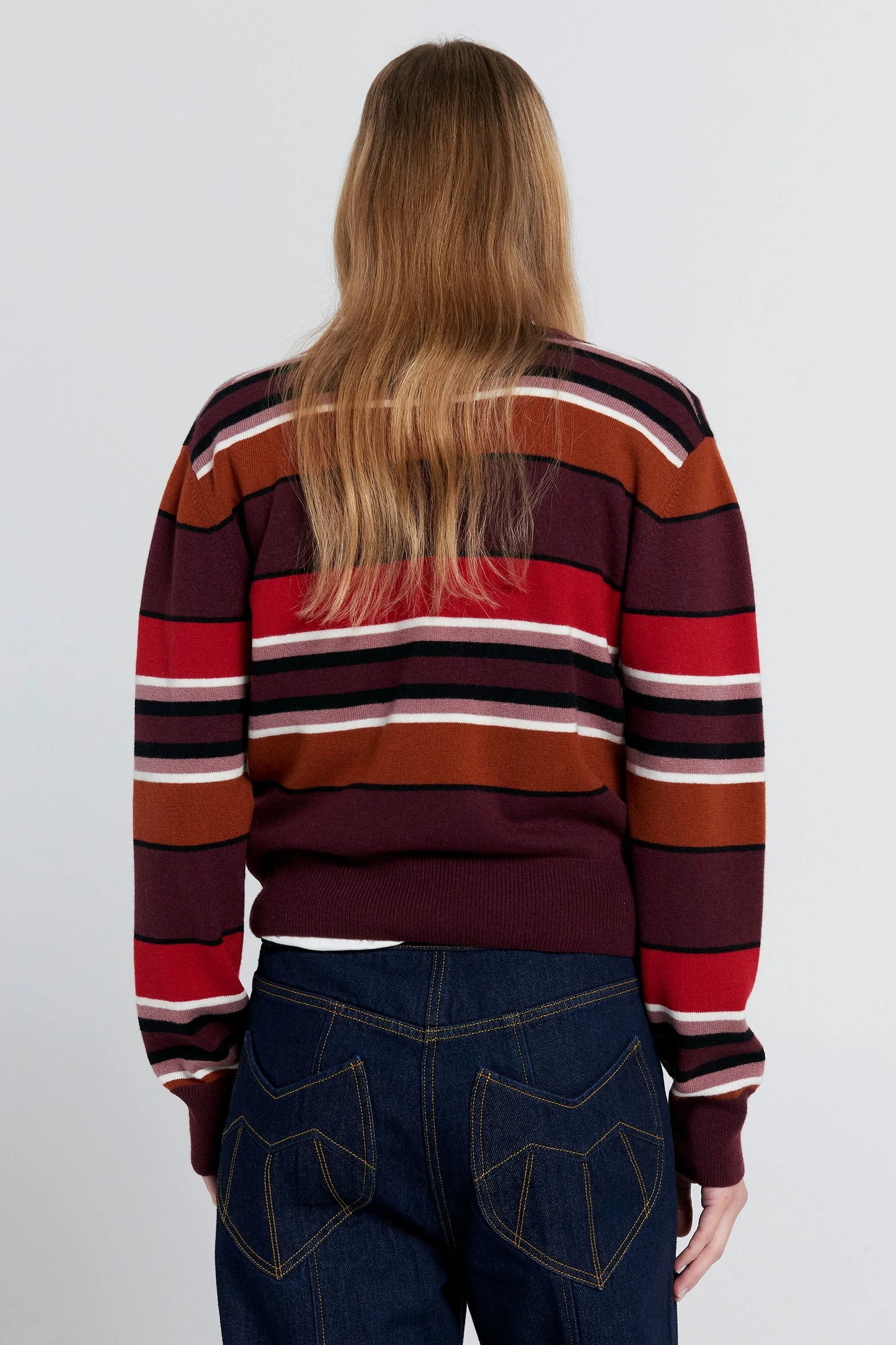 
                  
                    Colette Sweater Poppy Stripe
                  
                
