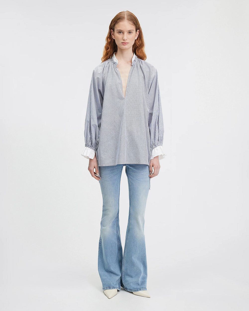 Wally Women in the Art Blouse Grey