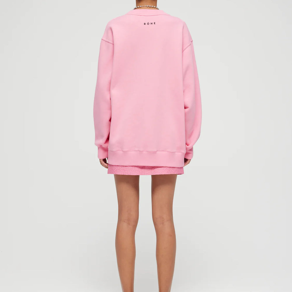 
                  
                    Oversized Sweatshirt in Pop Pink
                  
                