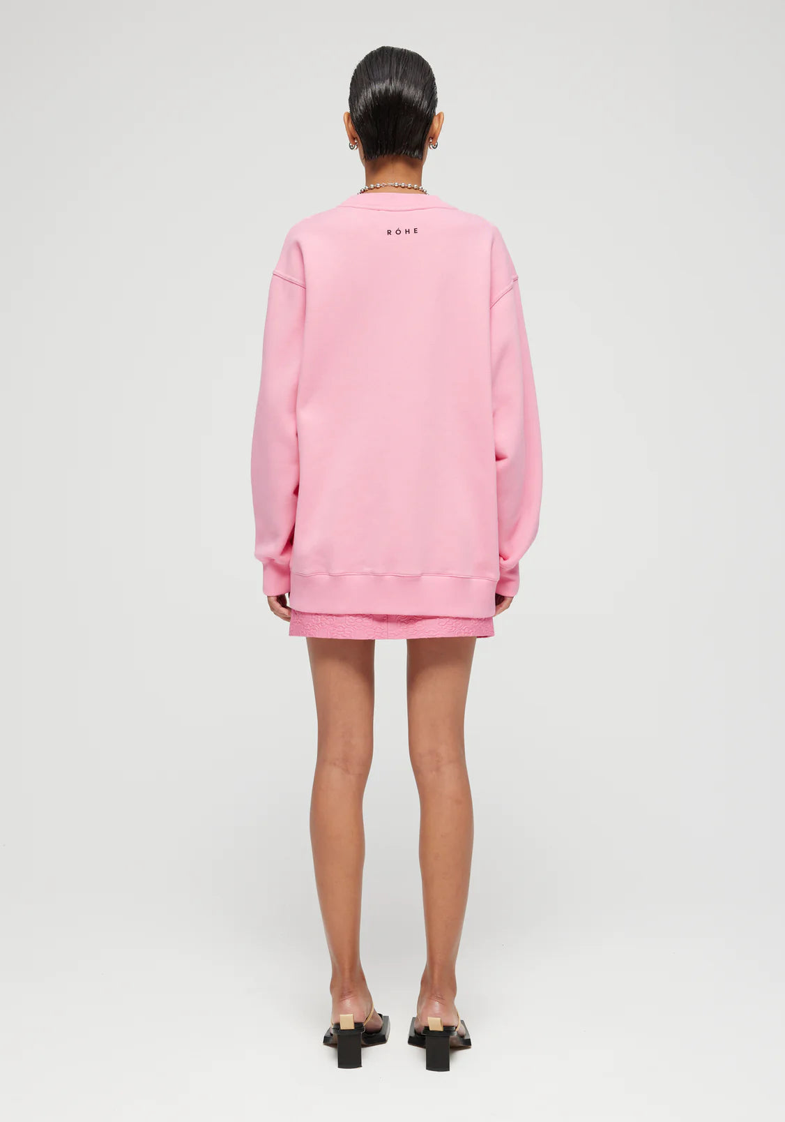 
                  
                    Oversized Sweatshirt in Pop Pink
                  
                